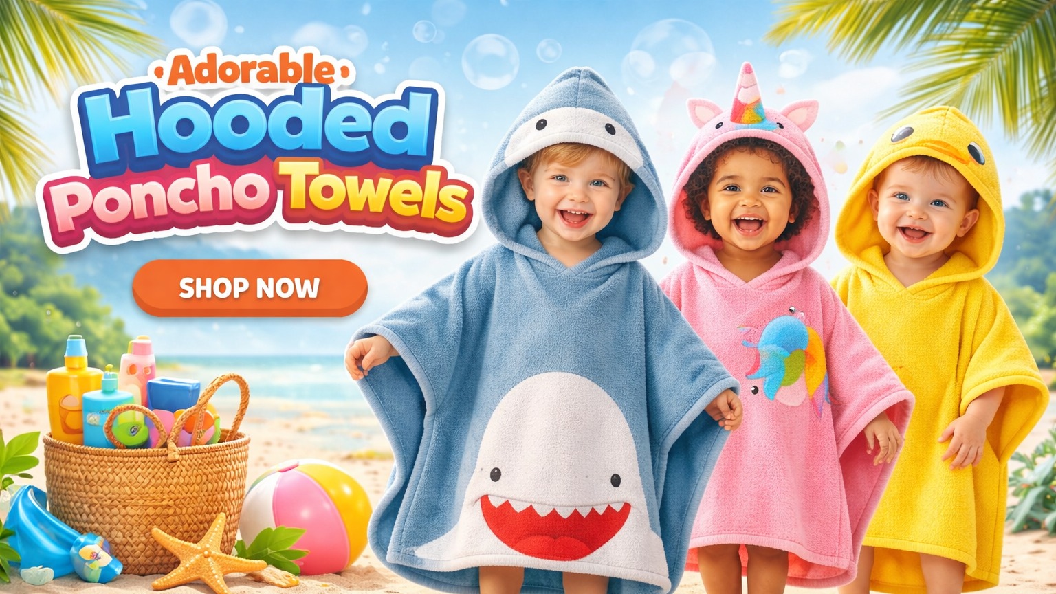 Hooded Bath Towels